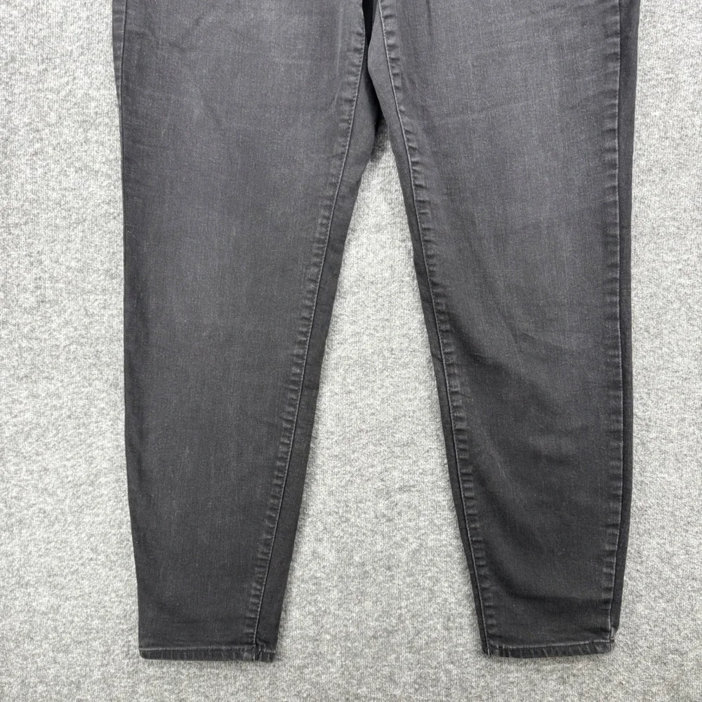SO Womens High Rise Skinny Jeans Black Wash Stretch Denim Size 15 Casual  y2k